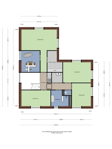 Floor Plan 3 - van Brouchovenlaan 6