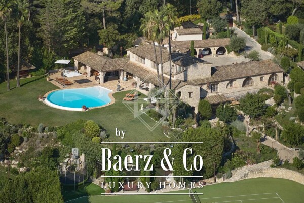 photo 3 Provençale property panoramic sea view - Pool and Tennis court