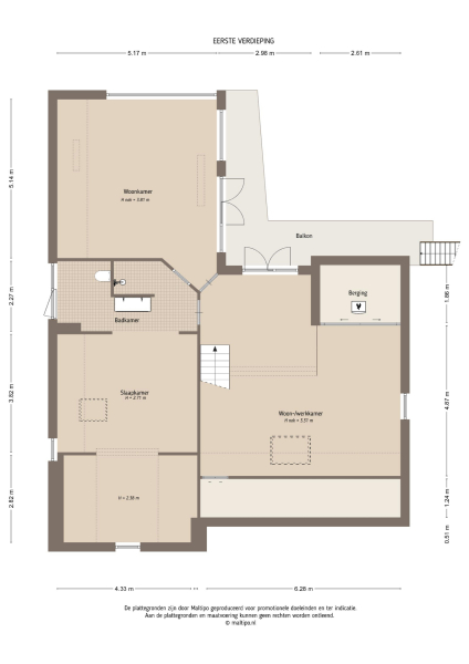 Floor Plan 2 - Waaldijk 2