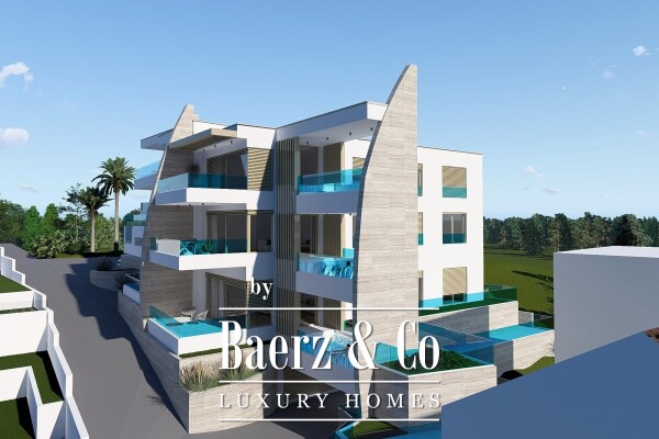 photo 3 Grebaštica, luxury apartment with a pool and a sea view, first row to the sea, 114,76 m²