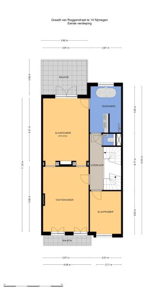 Floor Plan 3 - Graadt van Roggenstraat 14