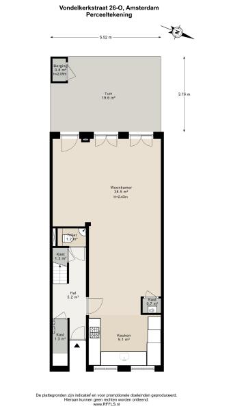 Floor Plan 7 - Vondelkerkstraat 26 O