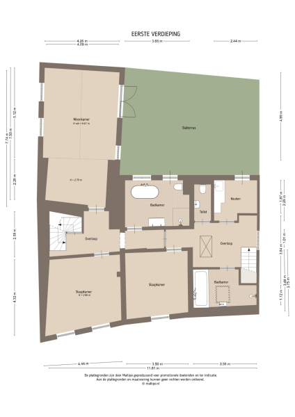Floor Plan 2 - Tolstraat 21
