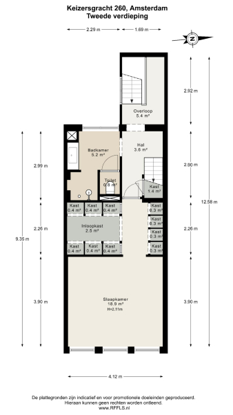 Floor Plan 7 - Keizersgracht 260