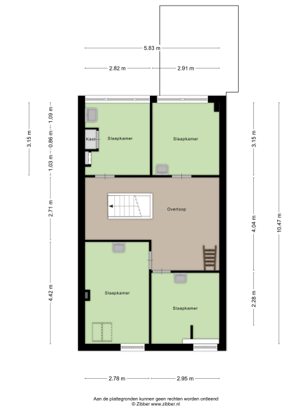 Floor Plan 4 - Rijnsburgerweg 26