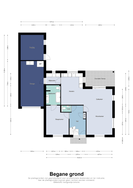 Floor Plan 1 - Villa Bethulaweg 14