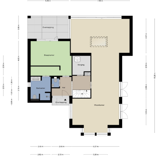 Floor Plan 1 - Rosmolen 9 A