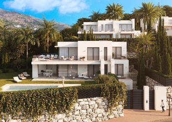 Four-Bedroom Sea View Villa, Mijas