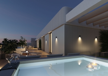 Penthouse with expansive terrace and outdoor living focus